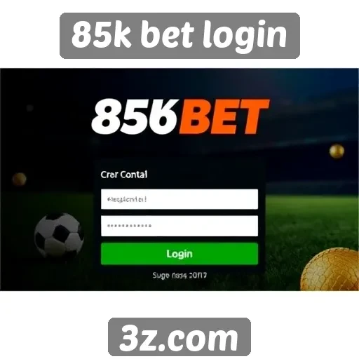 Guia para criar conta no 85k bet login
